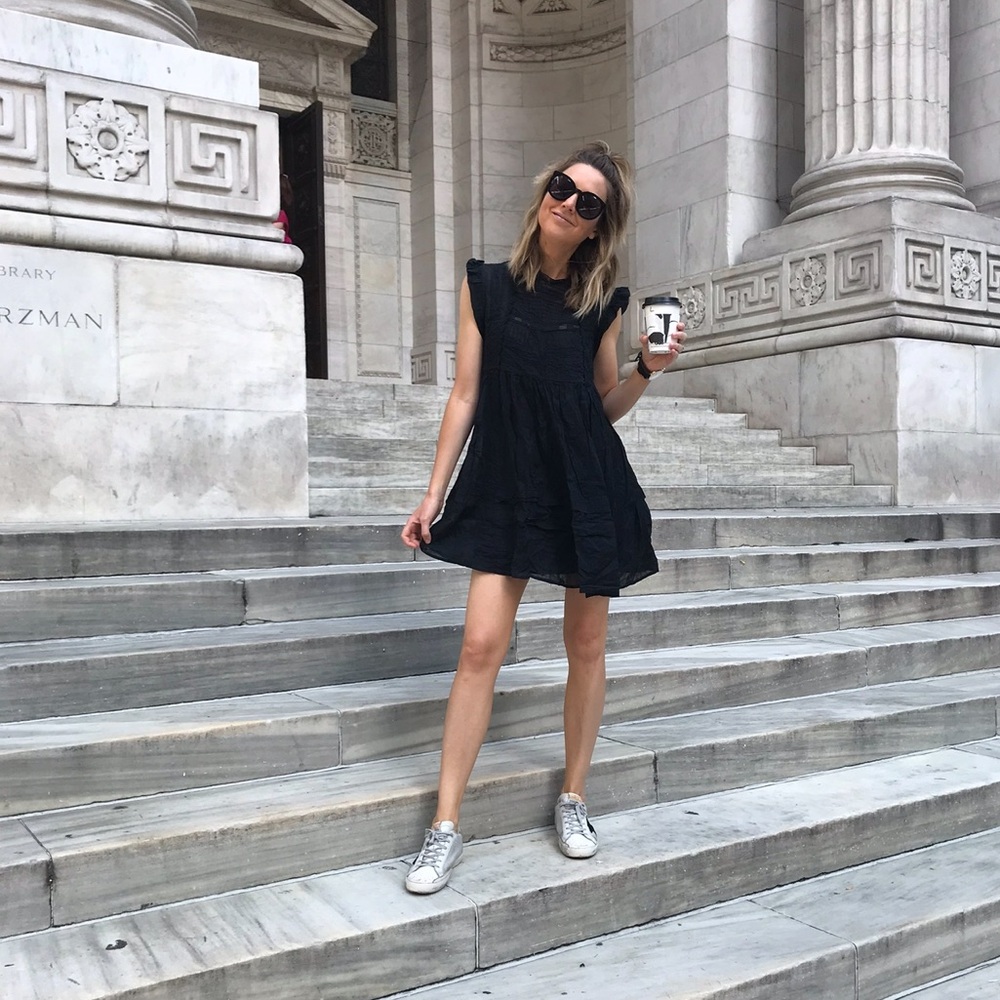 Free People Nobody Like You Embroidered Mini Dress